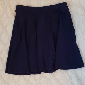 Navy blue flare skirt from Forever 21!